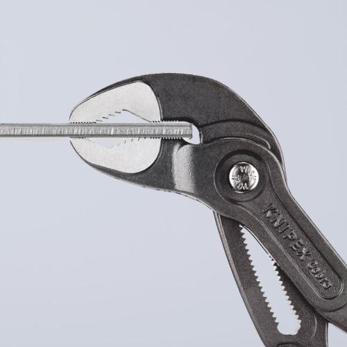 Knipex Cobra High-Tech Water Pump Pliers Plastic Coated Grey Atramentized 300mm 87 01 300